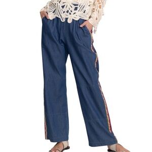 Johnny Was Paradisio Denim Pants